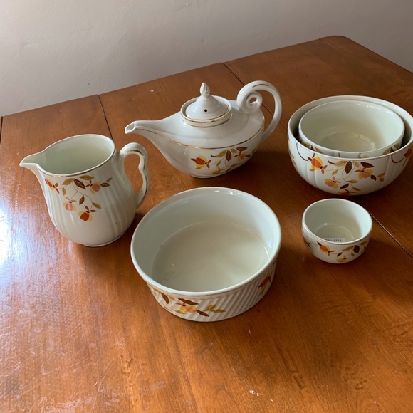 Autumn Leaf Vintage Hall’s Superior Kitchenware by the piece or collection